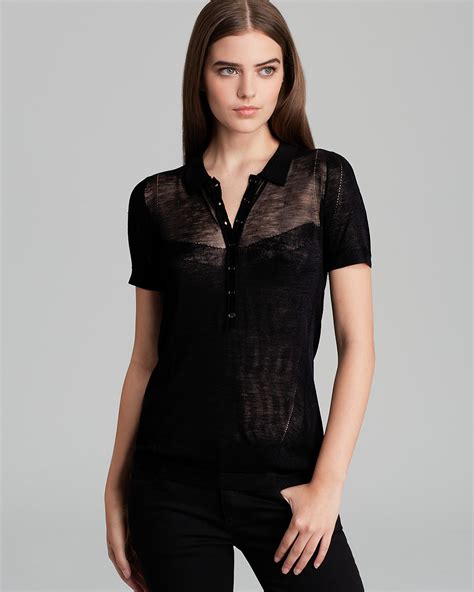 burberry brit tops black sheer sleeve zipper|Burberry clothing website.